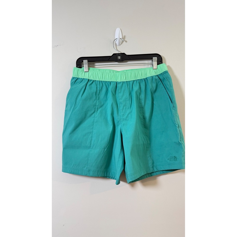 The North Face Class V Pull On Shorts‎ Green Relaxed Fit Mens Medium NEW